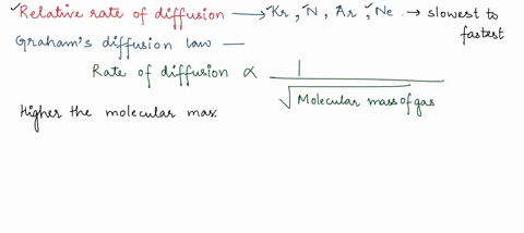 order-the-relative-rate-of-diffusion-of-the-following-gases-from-slowest-to-fastest-kr-n-ar-ne-91507