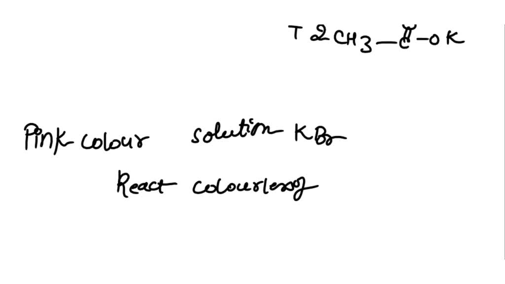 SOLVED Experiment C Potassium Bromide and Calcium Acetate Follow the