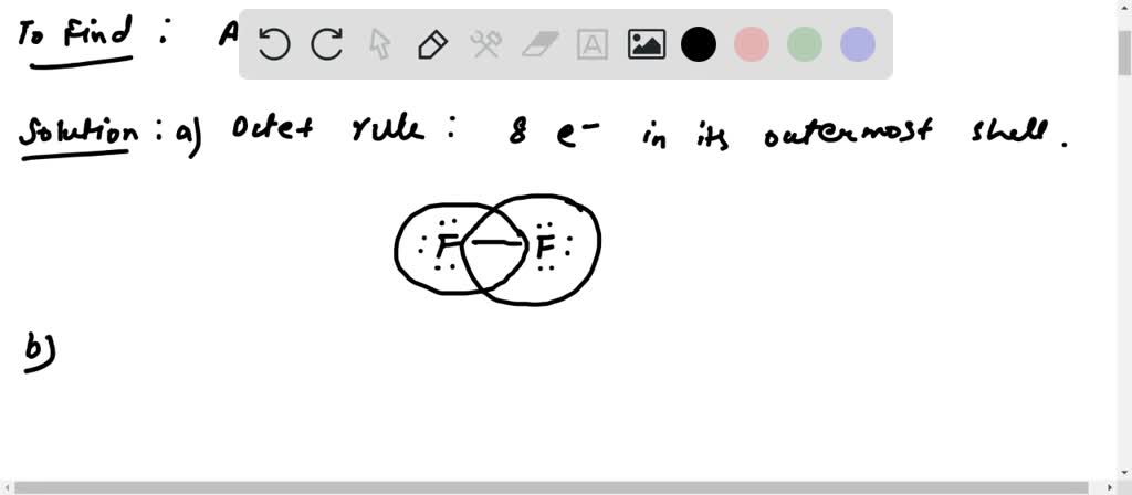 SOLVED: (a) What is the octet rule? (b) How many electrons must a ...