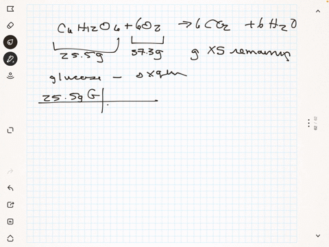 glucose-reacts-with-oxygen-to-form-carbon-dioxide-and-water-according-to-the-following-unbalanced-reaction-c6h12o6-s-glucose-o2-g-co2-g-h2o-g-if-we-start-with-255-g-of-glucose-and-373-g-of-o-55575