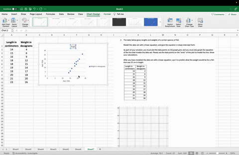the-table-below-gives-lengths-and-weights-of-certain-species-of-fish-model-this-data-set-with-linea-equation-and-give-the-equation-in-slope-intercept-form_-as-part-of-vour-solution-you-must-84912