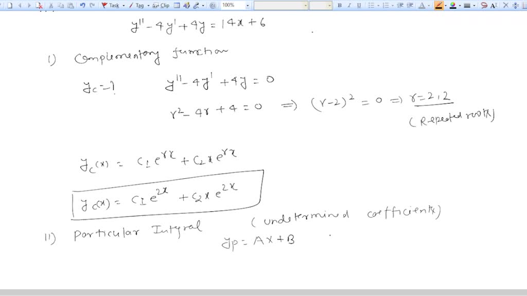 Solved: Solve The Given Differential Equation By Undetermined 