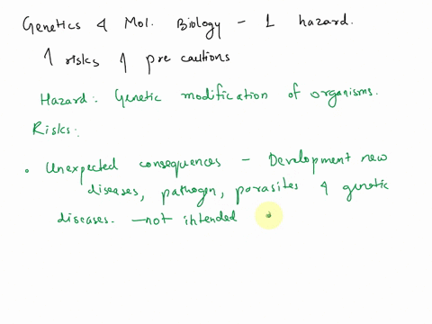 identify-1-related-hazard-in-the-section-of-genetics-and-molecular-biology-identify-3-risks-that-will-arise-from-this-hazard-write-3-precautionary-suggestions-regarding-these-risks-74668