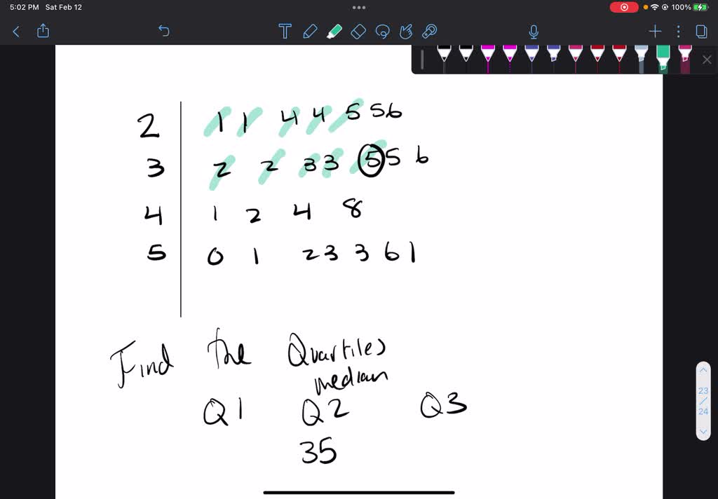 solved-the-following-stem-and-leaf-plot-represents-the-times-in