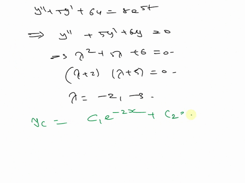 use-the-method-of-undetermined-coefficients-to-solve-for-the-general-solution-differential-equation-to-the-y-5y-6y-8est-yt-c1e-3t-cze-2t-4est-yt-cie-3t-cze-2t-est-yt-c1e-t-cze-2t-7est-yt-cie-14122