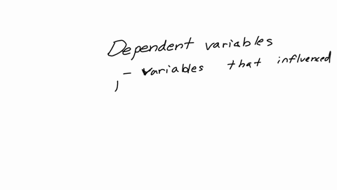 what-is-the-dependent-variables