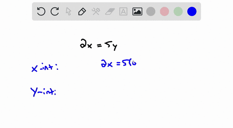 find-the-x-and-y-intercepts-of-the-equation-2-x5-y-33052