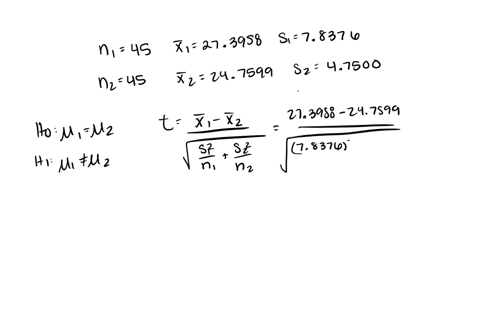 given-in-the-table-are-the-bmi-statistics-for-random-samples-of-men-and-women-assume-that-the-two-samples-are-independent-simple-random-samples-selected-from-normally-distributed-populations-19867