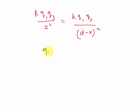 visualize-learning-goal-to-practice-problem-solving-strategy-221-for-electric-force-problems-part-a-two-charged-particles-with-charges-q1-q-and-q2-4q-are-located-on-the-x-axis-separated-by-a-18914