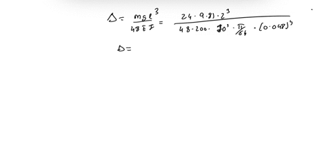 a-horizontal-shaft-of-diameter-48-mm-consists-of-a-gear-of-mass-24-kg-the-horizontal-shaft-is-simply-supported-at-both-ends-on-bearings-the-distance-between-the-bearings-is-2-m-the-shaft-rot-84733