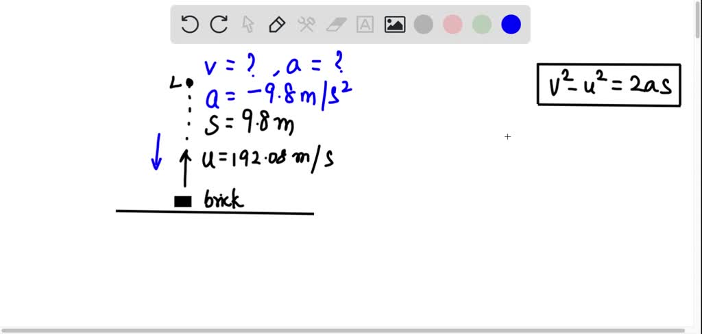 SOLVED: A brick is thrown vertically upwards with the velocity of 192. ...