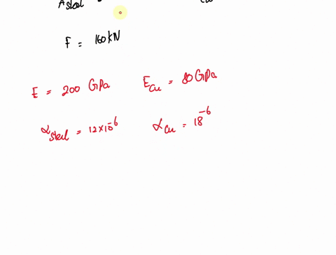 question-1-a-solid-steel-cylinder-is-enclosed-by-a-hollow-copper-cylinder-both-cylinders-are-250-mm-long-at-20-cthe-cross-sectional-area-of-the-steel-is-30-cm2-and-the-copper-is-80-cm2a-load-00546