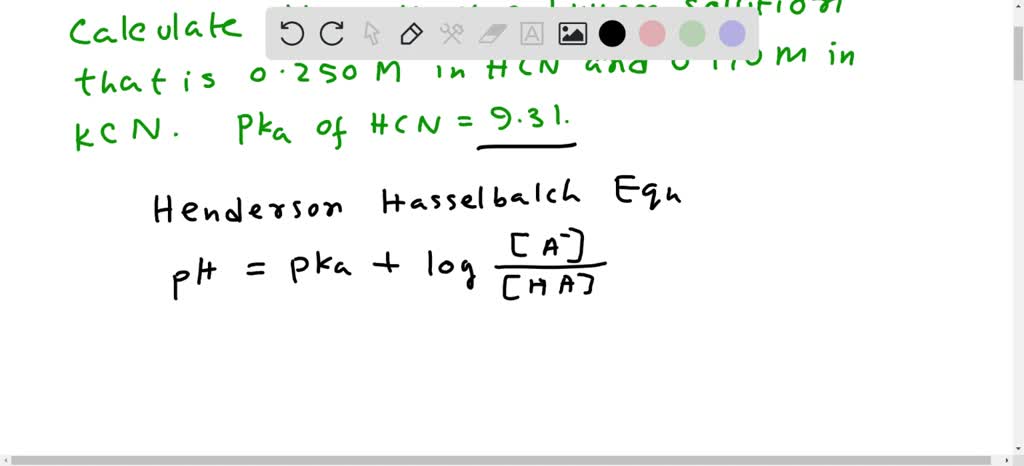 SOLVED: Part A: Calculate the pH of a buffer solution that is 0.250 M