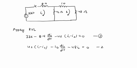 with-the-steps-please-laplace-transform-in-circuit-analysis-example-there-is-no-initial-energy-stored-in-this-circuit-find-it-and-it-for-t-0-84h-10h-336-v-342-48-30937
