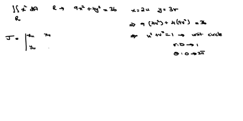7pts-use-the-given-transformation-to-evaluate-the-integral-where-r-is-the-region-bounded-by-the-ellipse-9x2-4y2-36-x-2u-y-3v-68567