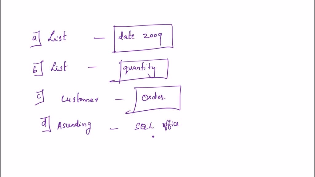 SOLVED: QI. Write a query to retrieve the top 10 order amounts from