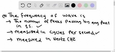 the-frequency-of-a-wave-is-the-number-of-peaks-passing-by-any-point-each-second-measured-in-cycles-per-second-measure-in-hertz-hz-equal-to-the-speed-of-the-wave-divide-by-the-wavelength-of-t-24445