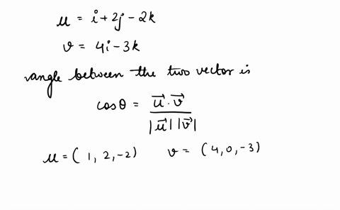 find-the-angle-between-u-and-v-rounded-to-the-nearest-tenth-degree-u-i-2j-2k-v-4i-3k-61325