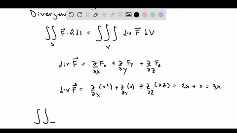 given-a-barfleftlangle-x2-0-x-zrightrangle-b-the-surface-s-that-is-the-boundary-of-the-solid-between-z0-and-zx2-c-x-ranges-from-0-to-2-y-ranges-from-2-to-2-use-the-divergence-theorem-to-find-iint_s-3