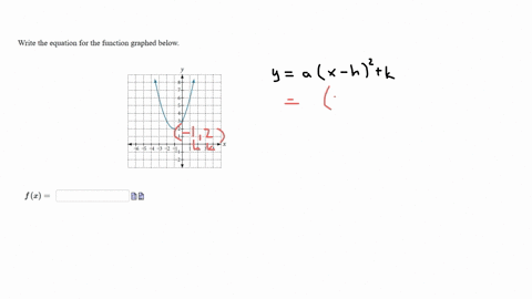 write-the-equation-for-the-function-graphed-below-a-quadratic-function-with-a-vertex-at-12-and-a-y-intercept-of-3