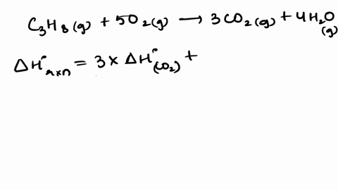 propane-c3h8-burns-according-to-the-following-balanced-equation-c3h8g5o2g3co2g4h2og-calculate-hrxnhrxn-for-this-reaction-using-standard-enthalpies-of-formation-the-standard-enthalpy-of-forma-06914