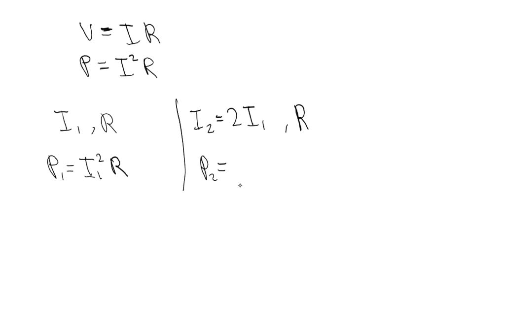 SOLVED If the current flowing through a circuit of constant resistance