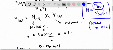 al2o3s-6-hclaq-2-alcl3aq-3-h2ol-calculate-the-mass-in-g-of-the-excess-reactant-that-remains-when-100-g-of-aluminum-oxide-al2o3-and-1000ml-of-0500-m-hydrochloric-acid-hcl-react-86817
