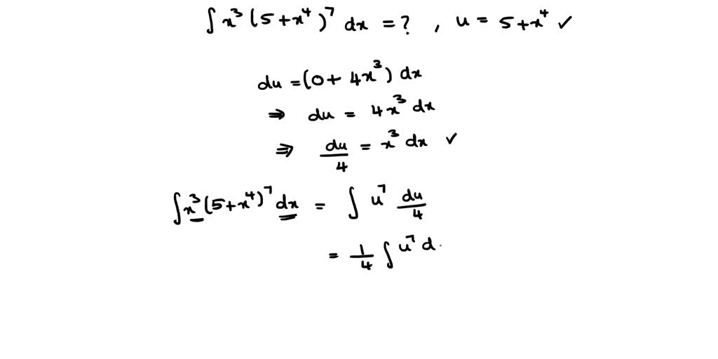 SOLVED: Evaluate the integral by making the given substitution. (Use C ...