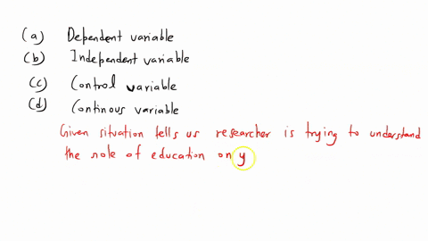 if-a-researcher-was-trying-to-understand-the-role-of-education-on-years-of-experience-years-of-experience-would-be-considered-the-______-dependent-variable-independent-variable-control-varia-30924