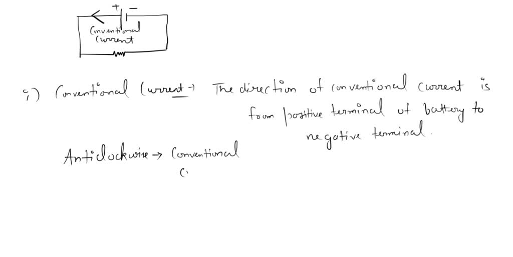 SOLVED In the circuit shown, the current flows counterclockwise (CCW