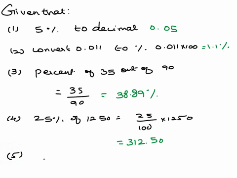 question-1-convert-5-to-decimal-005-convert-0011-to-percent-11-what-percent-is-35-of-90-format-xxxx-3889-what-is-25-of-1250-format-xxxx-31250-convert-1-to-basis-points-bps-100-what-is-80-of-32385