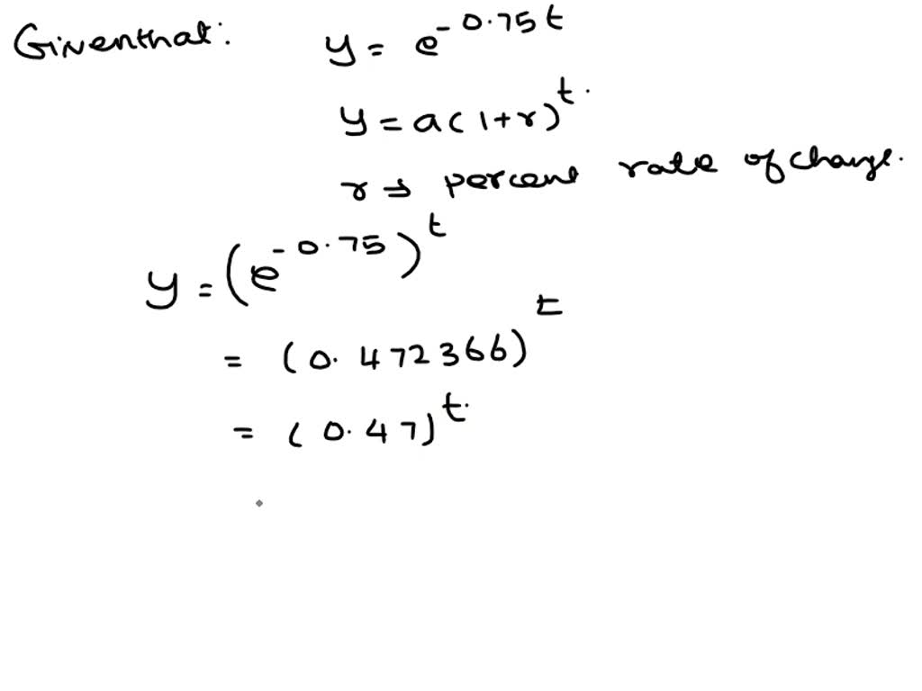 SOLVED Use the properties of exponents to rewrite the function in the