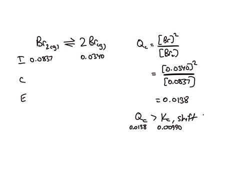 be-sure-to-answer-all-parts-the-equilibrium-constant-kc-for-the-reaction-below-is-000990-at-certain-temperature-brzg-2brg-if-the-initial-concentrations-are-brz-00837-m-and-br-00340-m-calcula-83445