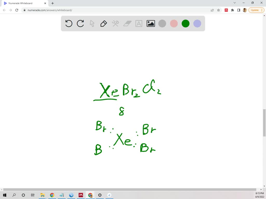 SOLVED Xenon is a noble gas that is capable of forming compounds. One