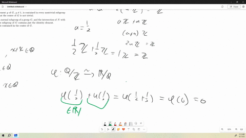 b-z-the-integers-is-a-subgroup-of-q-the-rationals-under-addition-and-q-is-a-subgroup-of-r-the-reals-under-addition-i-show-that-qz-has-an-element-of-order-2-and-that-rq-does-not-ii-using-this-49912