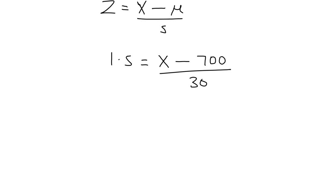 solved-a-set-of-data-items-is-normally-distributed-with-a-mean-of-700