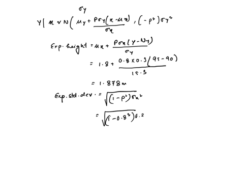 the-average-height-x-and-weight-y-of-males-in-population-have-a-bivariate-normal-distribution-with-means-x-180-my-900-kgs-and-standard-deviations-x030-my-153-kgs-respectivelythe-correlation-44338
