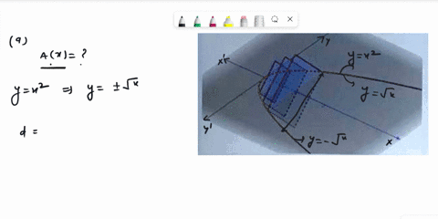 part-1-find-the-area-ar-of-a-typical-cross-section-at-an-arbitrary-value-of-between-0-and-akx-noto-your-answer-should-bo-function-0f1-part-2-the-volume-of-tha-golid-units-cubed-note-typb-an-64188