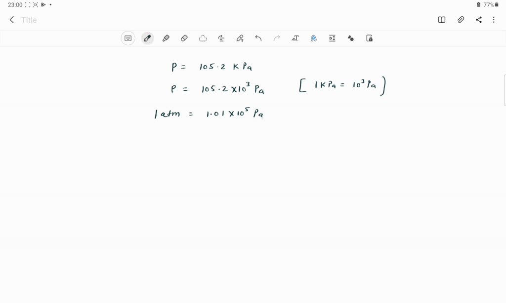 SOLVED if the gauge pressure is reported as 6 atm what is the absolute pressure