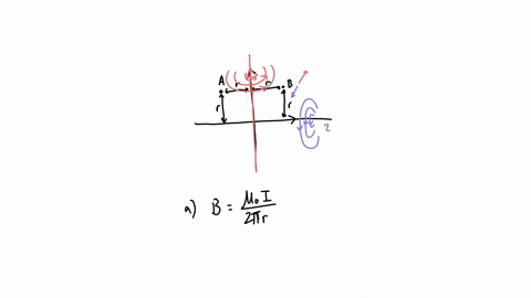 are-a-distance-r0200-mathrmm-from-both-wires-a-how-does-the-magnitude-of-the-net-magnetic-field-at-point-a-compare-to-the-magnitude-of-the-net-magnetic-field-at-point-b-b_ab_b-b_ab_b-b_ab_b-b-determin