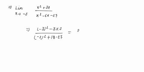 evaluate-the-limit-if-it-exists-if-an-answer-does-not-exist-enter-dne-x2-3x-lim-x_-3-x2-_-6x-_-27-40058