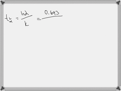 the-initial-concentration-of-a-in-the-first-order-reaction-below-is-0509-m-a-given-that-the-rate-constant-is-0821-s-1-what-is-the-half-life-of-the-reaction-b-how-long-does-it-take-for-the-co-00867