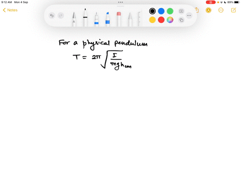 a-meter-stick-is-suspended-from-one-end-i-13-ml2-and-oscillates-freely-with-small-amplitude-find-the-length-of-a-simple-pendulum-that-would-have-the-same-period-of-oscillation-as-the-meter-s-51222