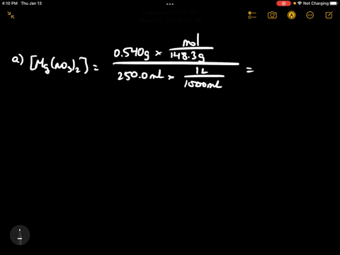 calculate-the-molarity-of-the-following-aqueous-solutions-a-0540-g-of-mgno32-in-2500-ml-of-solution-b-224g0f-liclo4-3-hzo-in-125-ml-of-solution-c-250-ml-of-350m-hno-diluted-to-0250-l-49415
