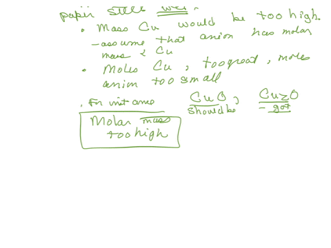 question-1-1-point-how-would-the-calculated-molar-mass-of-your-unknown-copper-compound-by-affected-if-the-filter-paper-you-used-t0-collect-your-solid-you-weighed-it-copper-wias-still-darp-vi-12876