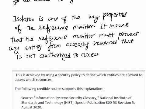 the-security-kernel-is-defined-as-the-hardware-software-and-firmware-elements-of-a-trusted-computer-base-tcb-that-implements-the-reference-monitor-concept-the-reference-monitor-concept-has-t-60131