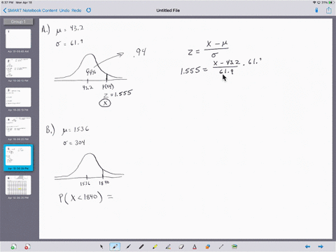 a-a-distribution-of-values-is-normal-with-a-mean-of-432-and-a-standard-deviation-of-619-find-p94-which-is-the-score-separating-the-bottom-94-from-the-top-6-p94-enter-your-answer-as-a-number-86103