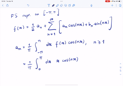 find-the-fourier-series-for-the-given-periodic-function-pipi-fx-0-if-pi-x-0-x-if-0-x-pi-63028