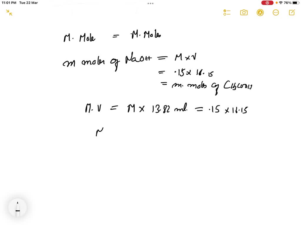 SOLVED: A supply of glacial acetic acid (monoprotic acid, C2H4O2) has ...