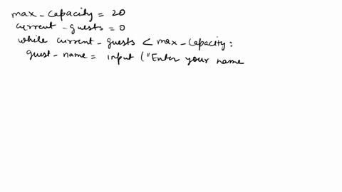 exercisel-write-a-program-to-count-the-number-of-guests-in-a-restaurant-in-particular-the-console-first-asks-the-guest-to-enter-herhis-name-then-using-a-for-loop-the-program-should-automatic-39062